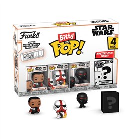 Funko Bitty Pop ! Mandalorian - Moff Gideon™, Bitty Pop ! Incinerator Stormtrooper™, Bitty Pop ! Dark Trooper™, et Une Figurine 