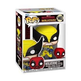 Funko Pop! & Buddy: Deadpool & Wolverine - Wolverine with Babypool - Figurine en Vinyle à Collectionner - Idée de Cadeau - Produ
