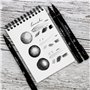 Uni Ball Lot de 12 feutres de dessin technique Encre noire 0.2mm