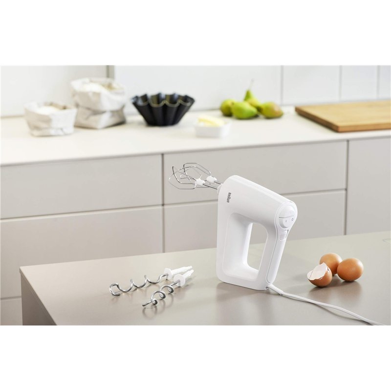 Image secondaire de Braun HM3000WH Batteur avec Fouet/Pétrin Blanc 450 W