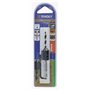 Tivoly 11900620300 Meche et Fraise, Queue Cylindrique, Foret Ø 3mm, Fraise à Noyer 90°
