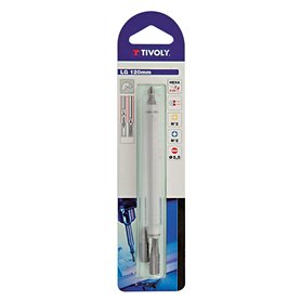 Tivoly 11501320012 Porte Embout Hexa 6,35mm Avec Guide de Vis Telecopique Longueur 120mm