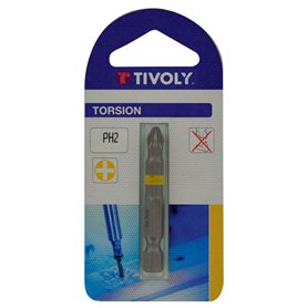 Tivoly 11520820200 Embouts de Vissage Torsion pour Vis Philips Ph2 Longueur 50mm