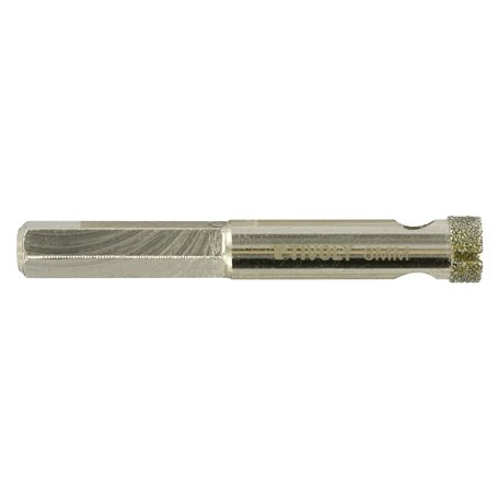 Tivoly 12000820800 Foret Diamond à Eau pour Grès Céram, Queue Hexagonale, Usage Courant Ø 8mm