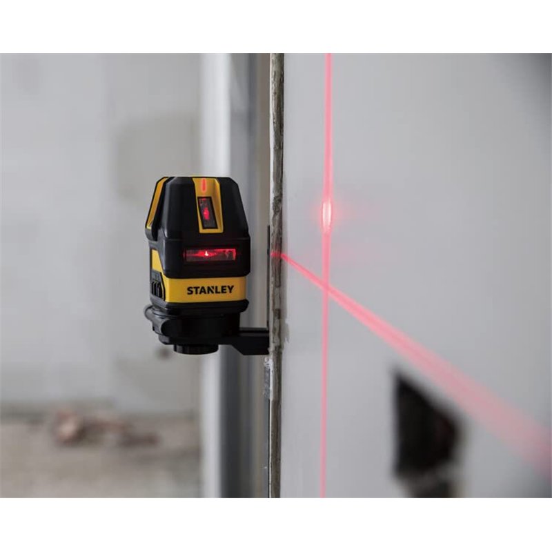 Image secondaire de Stanley - Niveau multiligne Plage d'utilisation 10 m à 50 m Laser rouge - STHT77514-1 Jaune