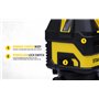 Stanley - Niveau multiligne Plage d'utilisation 10 m à 50 m Laser rouge - STHT77514-1 Jaune
