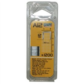 FISCHER DAREX Boite de 1200 agrafes 12 mm pour agrafeuse MEK 5314M 5310M 5010M, 12-1200