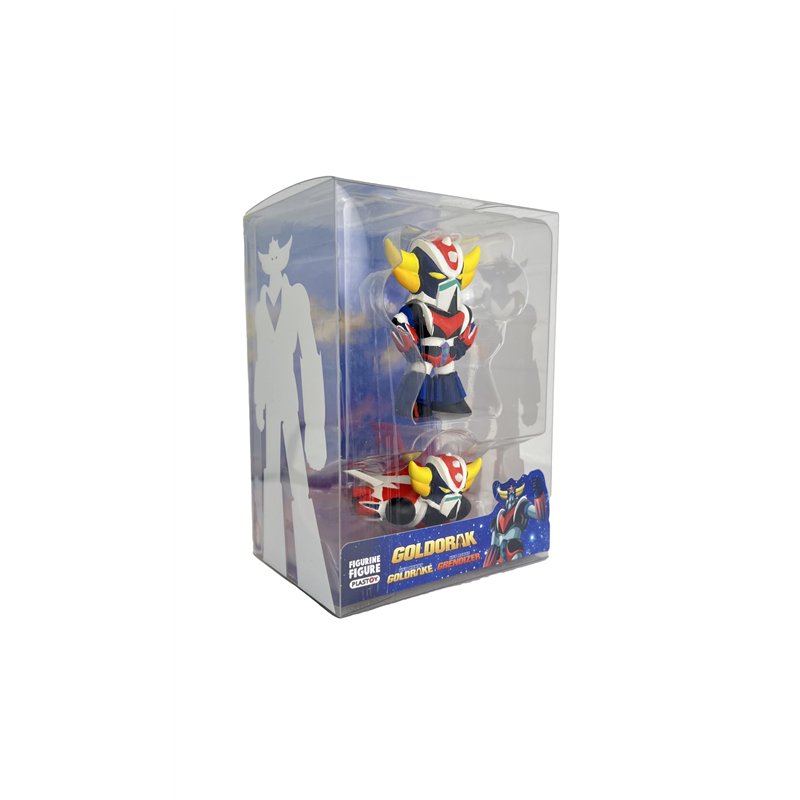 Plastoy Duo Figurines : Spacer + GOLDORAK Debout, Noir