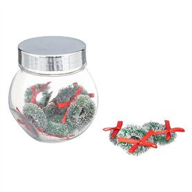 Atmosphera - Accessoires Bocal Couronne Rouge 3x8cm
