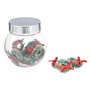 Atmosphera - Accessoires Bocal Couronne Rouge 3x8cm