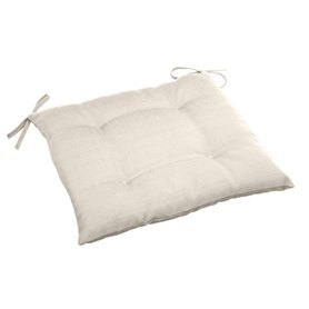 Hespéride - Galette de Chaise carrée 4 Points korai blé 40x40x4cm en Polyester