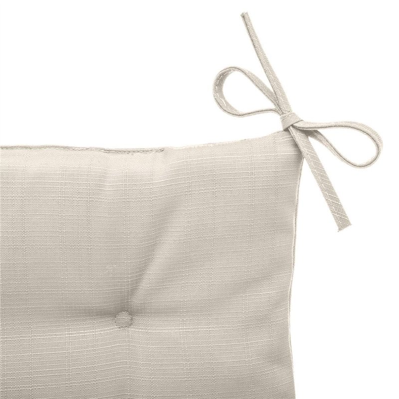 Image secondaire de Hespéride - Galette de Chaise carrée 4 Points korai blé 40x40x4cm en Polyester