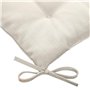 Hespéride - Galette de Chaise carrée 4 Points korai blé 40x40x4cm en Polyester