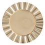 FEERIC LIGHTS & CHRISTMAS - Assiette de présentation colorama de noël d33cm Or Bord ondulé