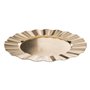 FEERIC LIGHTS & CHRISTMAS - Assiette de présentation colorama de noël d33cm Or Bord ondulé