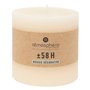 Atmosphera - Bougie ronde Olia D10cm blanc ivoire