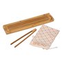 5five - planche à découper pain avec accessoires bambou 50x13cm