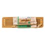5five - planche à découper pain avec accessoires bambou 50x13cm