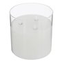 Atmosphera - Bougie LED Sena en verre D15cm