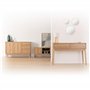 5five - Buffet Placard 3 tiroirs Effet chêne Naturel abana
