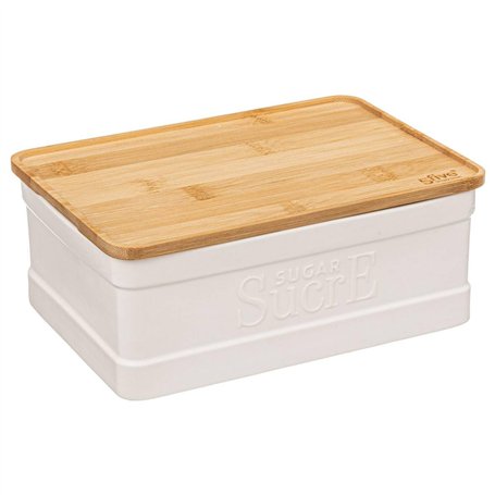 5 five simply smart Boîte à sucre morceaux naturéo en céramique blanc