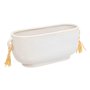 Atmosphera - Jardinière soleya l30cm blanc