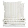 Atmosphera - Parure de lit isao coton blanc jaune 240x220cm