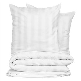 Atmosphera - Parure de lit Isadora 240x220cm Blanc