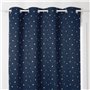 Atmosphera - Rideau Enfant occultant Espace 135x260cm Bleu foncé