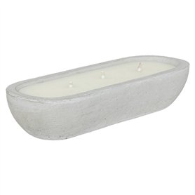 Atmosphera - Bougie ely 580g citronnelle Pot en Ciment