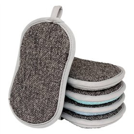 5five Lot de 5 éponges en microfibre pour récurer