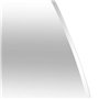 Atmosphera - Miroir Organique bisauté Aidan 68x50cm Argent