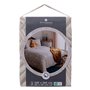 Atmosphera - Parure de lit imprimée nalh 260x240cm Beige Lin