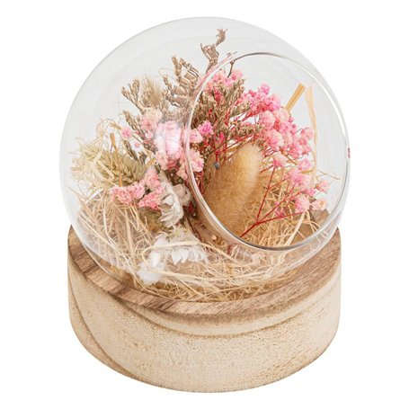 Atmosphera - Composition Boule Fleurs séchées d12cm Pria