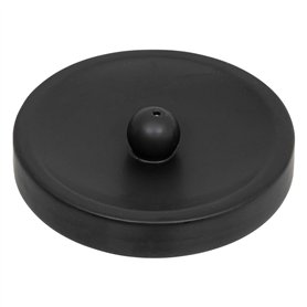 Atmosphera - Support d encens Rond aby d12cm Noir