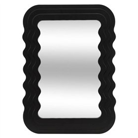 Atmosphera - Miroir bisauté Noir 40x55cm