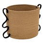 Atmosphera - Lot de 2 paniers Ronds Wavy Bliss Beige l25 30cm
