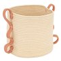Atmosphera - Lot de 2 paniers Ronds Wavy Bliss Beige l25 30cm
