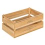 Atmosphera - Lot de 2 cagettes Little Cottage Bois l30 35cm
