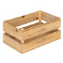 Atmosphera - Lot de 2 cagettes Little Cottage Bois l30 35cm