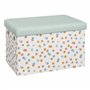 Atmosphera - Pouf pliable enfant enio bleu 57x36cm