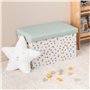 Atmosphera - Pouf pliable enfant enio bleu 57x36cm