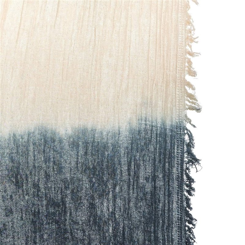 Image secondaire de Atmosphera - Rideau tie et Dye Inuit Dreams Bleu 140x260cm