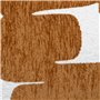 Atmosphera - Housse de coussin jeni chenille marron 50x30cm