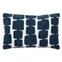 Atmosphera - Housse de Coussin Jeni Chenille Bleu égéen 50x30cm