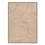 Atmosphera - Déco Murale 3D Azra Beige 50x70cm