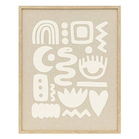 Atmosphera - Déco Murale 3D Petra Beige 40x50cm