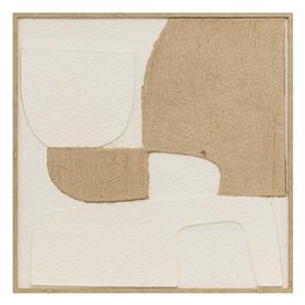 Atmosphera - Déco mural 3d amari beige 70x70cm