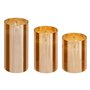 Atmosphera - Coffret 3 bougies led sena verre ambre d75cm