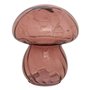Atmosphera - Lampe à poser led malu rose antique h15cm